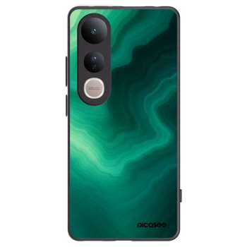 Picasee fekete szilikon tok az alábbi mobiltelefonokra Vivo V50 Lite 5G - Malachite