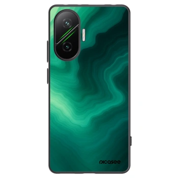 Picasee fekete szilikon tok az alábbi mobiltelefonokra Xiaomi Poco F7 5G - Malachite