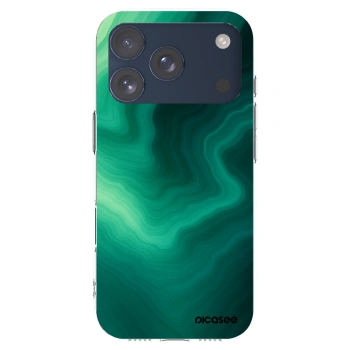 Picasee átlátszó szilikon tok az alábbi mobiltelefonokra Apple iPhone 17 Pro - Malachite