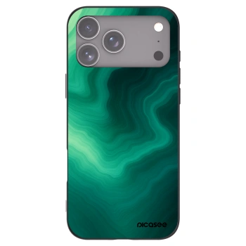 Picasee fekete szilikon tok az alábbi mobiltelefonokra Apple iPhone 17 Pro Max - Malachite