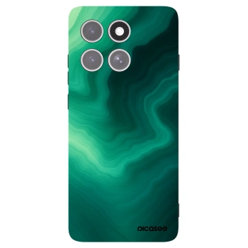 Picasee fekete szilikon tok az alábbi mobiltelefonokra Motorola Edge 60 Pro - Malachite