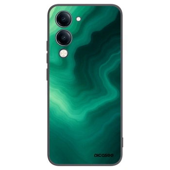 Picasee fekete szilikon tok az alábbi mobiltelefonokra Vivo Y29s 5G - Malachite