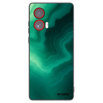 Picasee fekete szilikon tok az alábbi mobiltelefonokra Motorola Edge 50 Fusion - Malachite