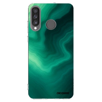 Picasee átlátszó szilikon tok az alábbi mobiltelefonokra Huawei P30 Lite - Malachite