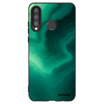 Picasee fekete szilikon tok az alábbi mobiltelefonokra Huawei P30 Lite - Malachite
