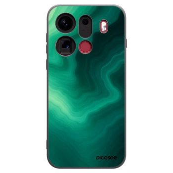 Picasee fekete szilikon tok az alábbi mobiltelefonokra OPPO Find X9 Pro - Malachite