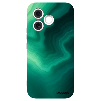 Picasee fekete szilikon tok az alábbi mobiltelefonokra Honor 600 Lite - Malachite