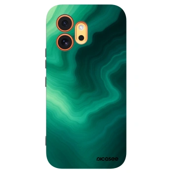 Picasee fekete szilikon tok az alábbi mobiltelefonokra Honor 600 - Malachite