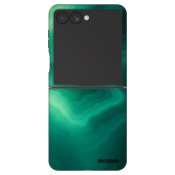 Szilikon tok erre a típusra Samsung Galaxy Z Flip7 5G - Malachite