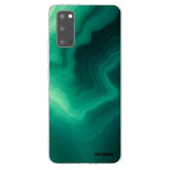 Picasee átlátszó szilikon tok az alábbi mobiltelefonokra Samsung Galaxy S20 G980F - Malachite