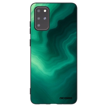Picasee fekete szilikon tok az alábbi mobiltelefonokra Samsung Galaxy S20+ G985F - Malachite