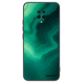 Picasee fekete szilikon tok az alábbi mobiltelefonokra Xiaomi Redmi Note 9 Pro - Malachite