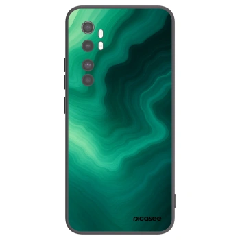 Picasee fekete szilikon tok az alábbi mobiltelefonokra Xiaomi Mi Note 10 Lite - Malachite