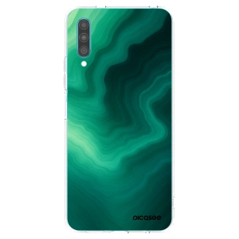 Picasee átlátszó szilikon tok az alábbi mobiltelefonokra Samsung Galaxy A30s A307F - Malachite