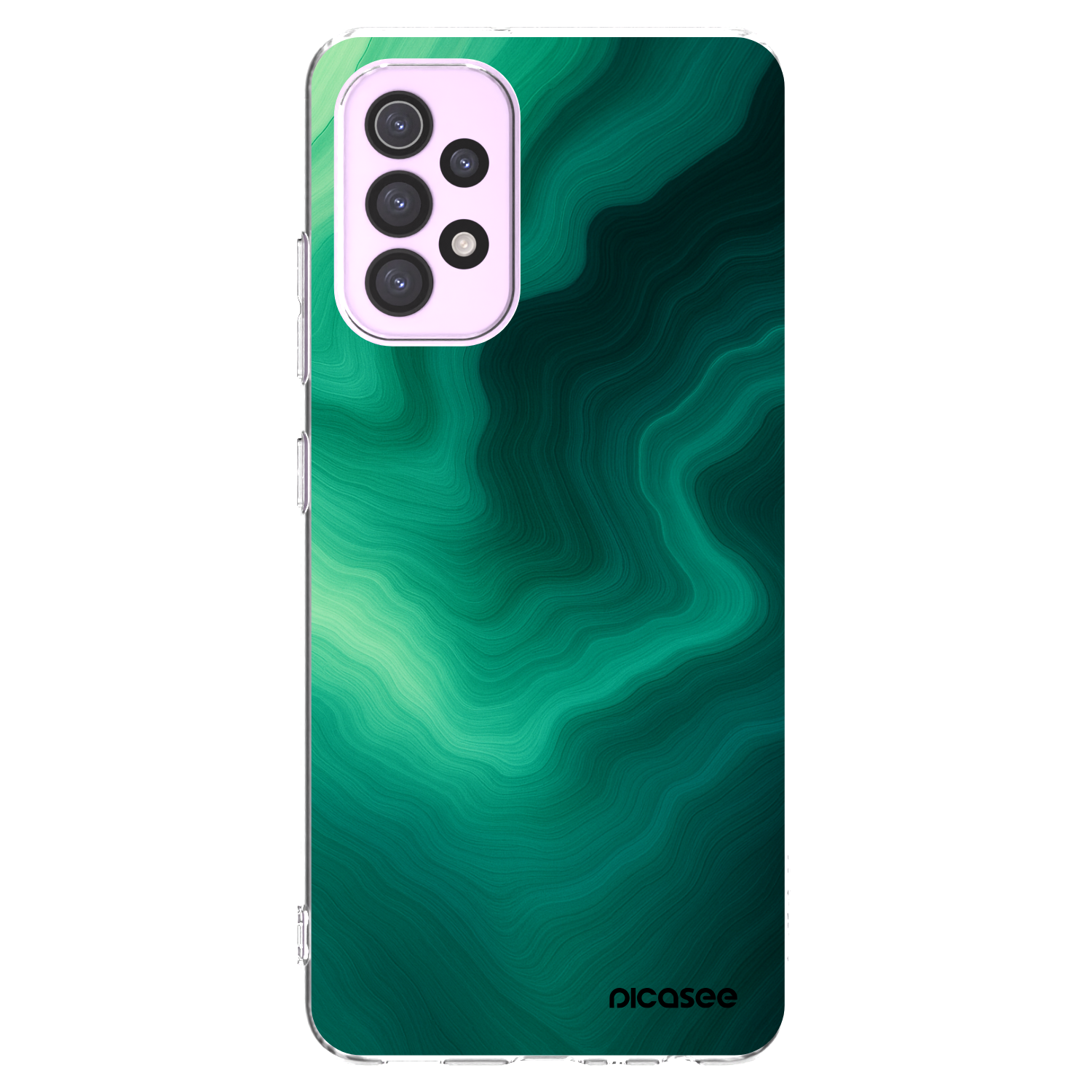 Picasee átlátszó szilikon tok az alábbi mobiltelefonokra Samsung Galaxy A32 5G A326B - Malachite