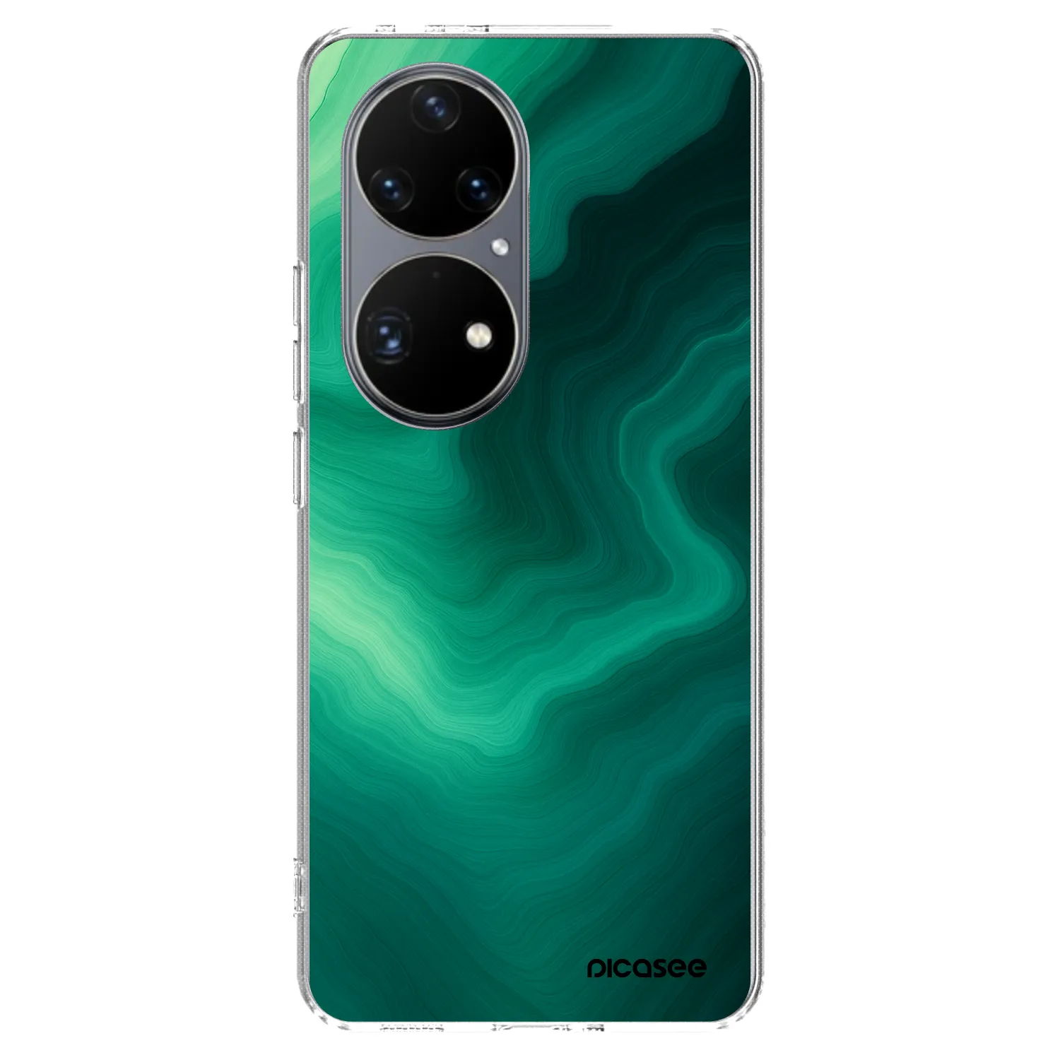 Picasee átlátszó szilikon tok az alábbi mobiltelefonokra Huawei P50 - Malachite