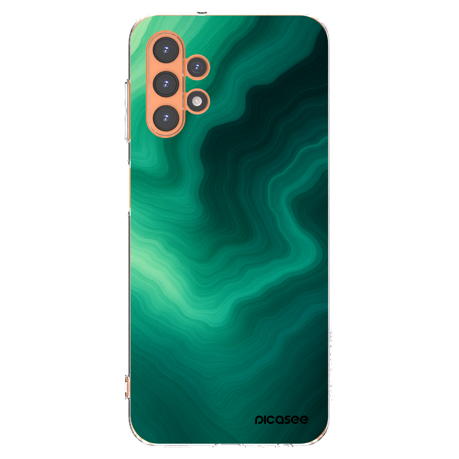 Picasee átlátszó szilikon tok az alábbi mobiltelefonokra Samsung Galaxy A13 4G A135 - Malachite