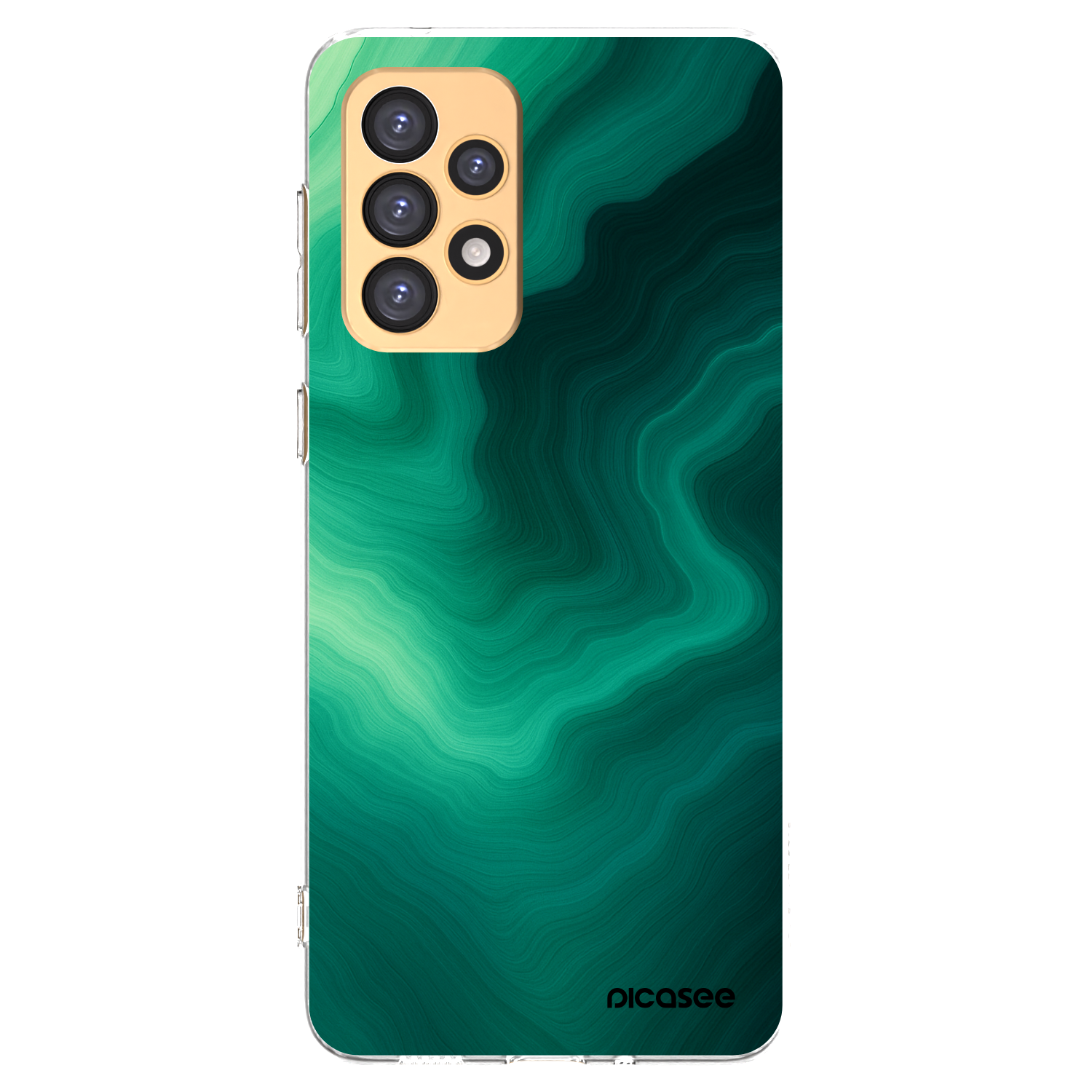 Picasee átlátszó szilikon tok az alábbi mobiltelefonokra Samsung Galaxy A33 5G A336 - Malachite