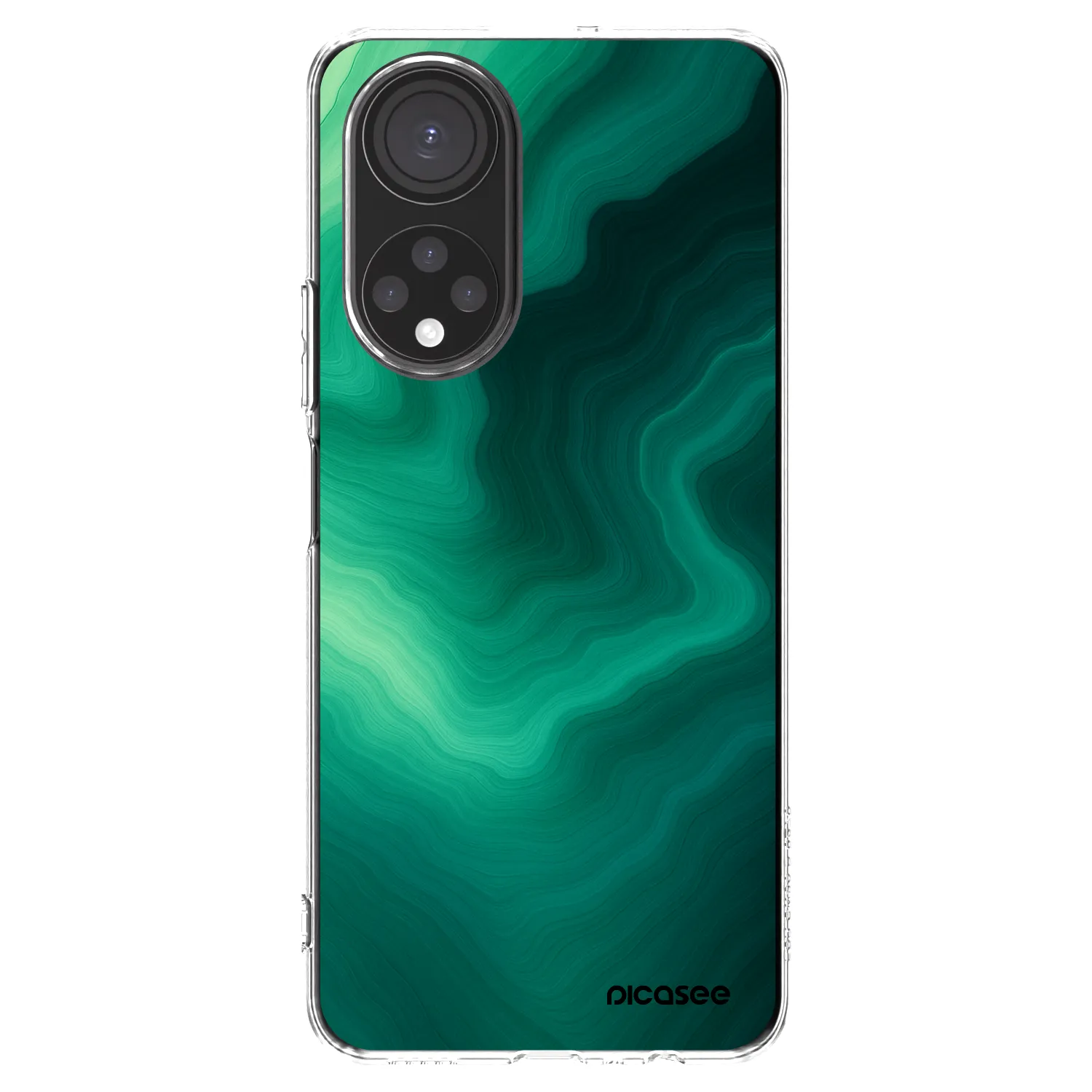 Picasee átlátszó szilikon tok az alábbi mobiltelefonokra Honor X7 - Malachite
