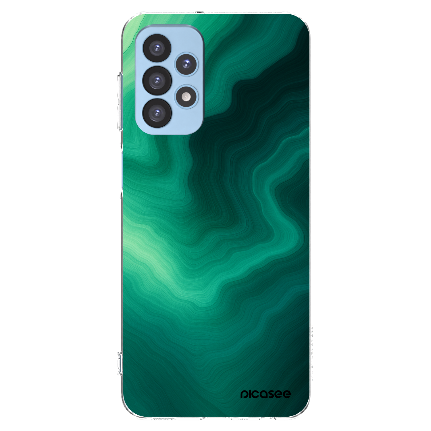 Picasee átlátszó szilikon tok az alábbi mobiltelefonokra Samsung Galaxy A23 A235F 4G - Malachite