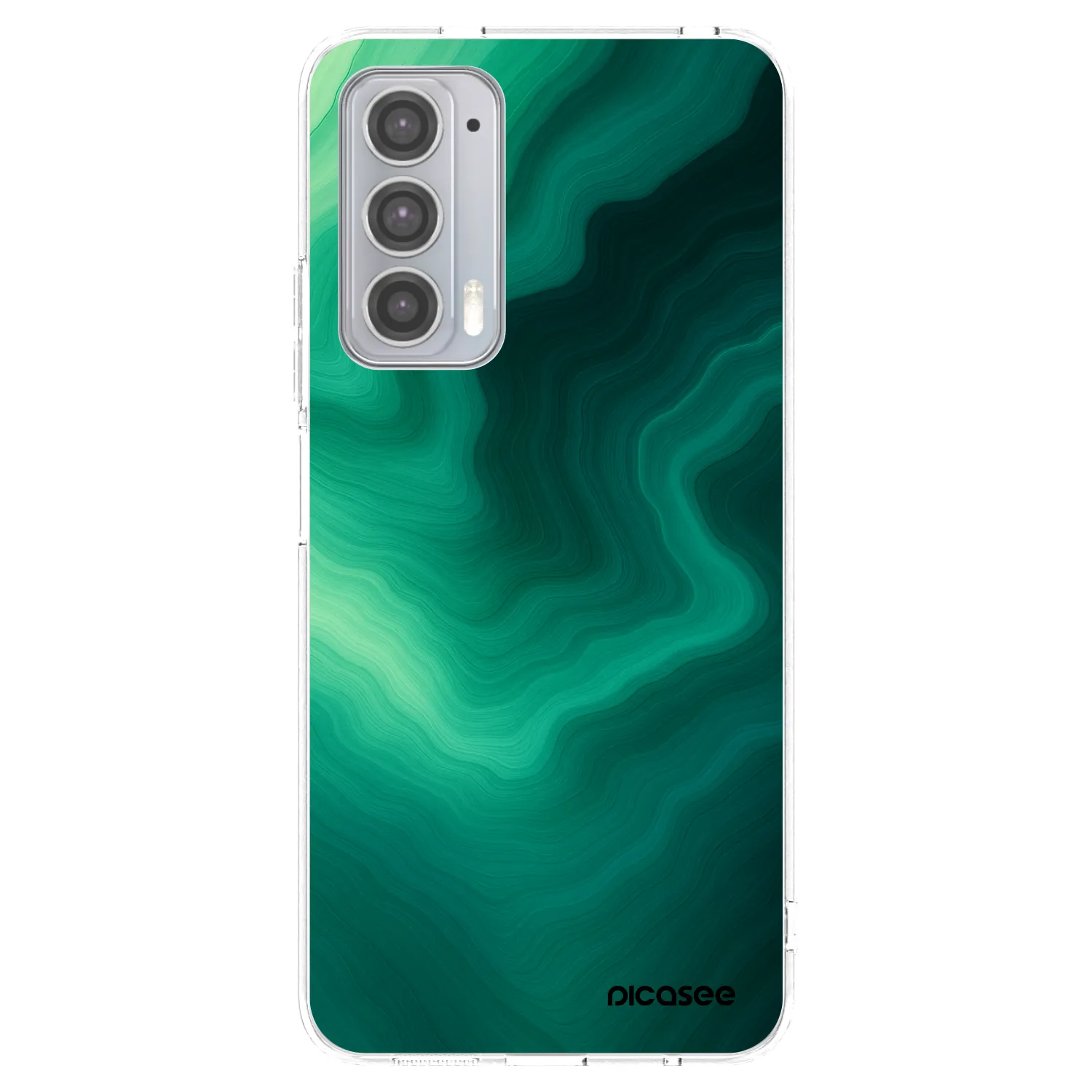 Picasee átlátszó szilikon tok az alábbi mobiltelefonokra Motorola Edge 20 - Malachite