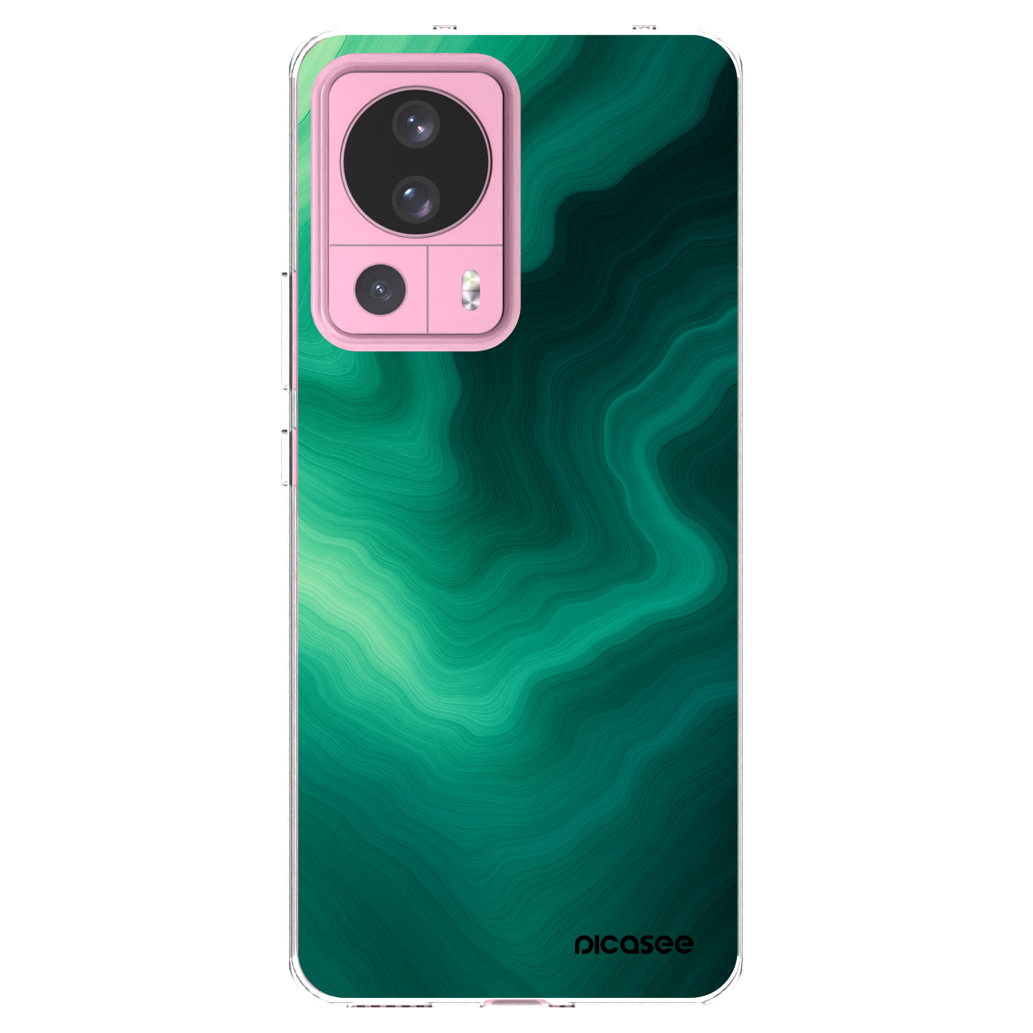Picasee átlátszó szilikon tok az alábbi mobiltelefonokra Xiaomi 13 Lite - Malachite