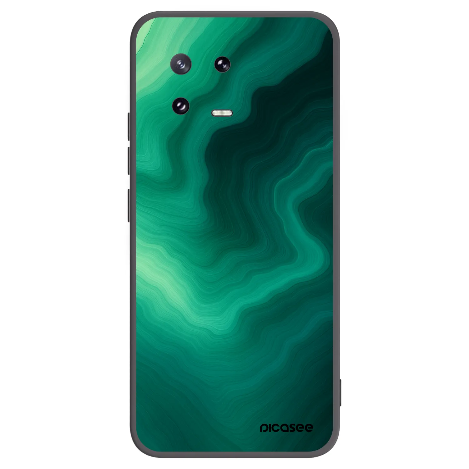 Picasee fekete szilikon tok az alábbi mobiltelefonokra Xiaomi 13 Pro - Malachite