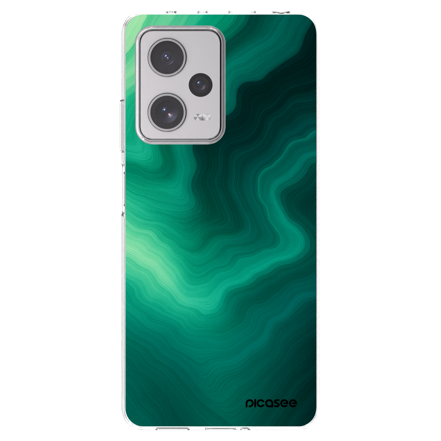Picasee átlátszó szilikon tok az alábbi mobiltelefonokra Xiaomi Redmi Note 12 Pro+ 5G - Malachite