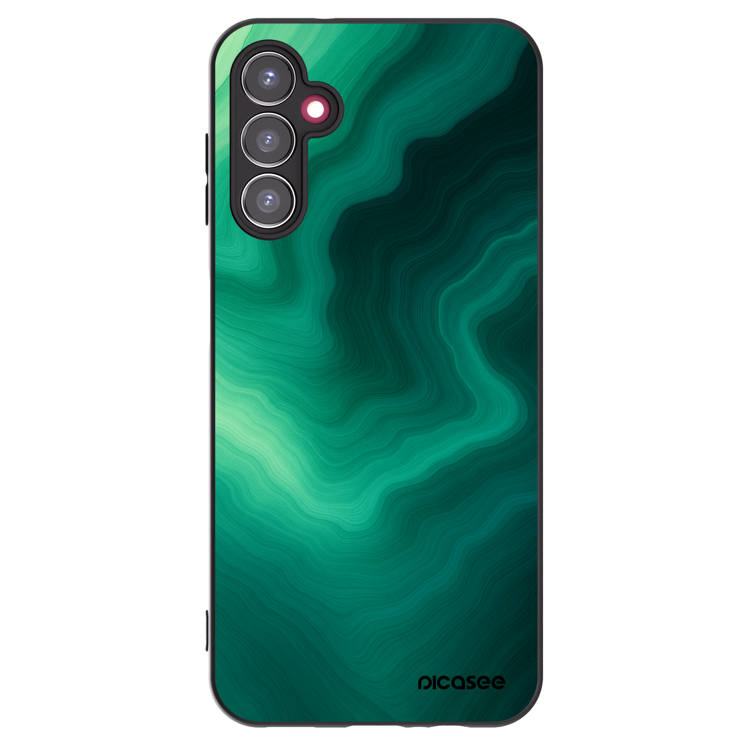 Picasee fekete szilikon tok az alábbi mobiltelefonokra Samsung Galaxy A14 5G A146P - Malachite