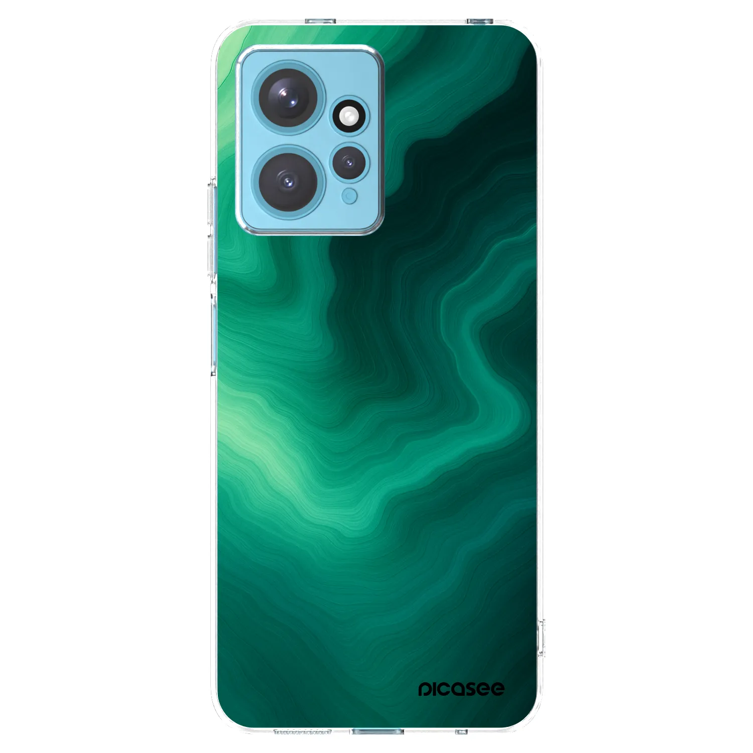 Picasee átlátszó szilikon tok az alábbi mobiltelefonokra Xiaomi Redmi Note 12 4G - Malachite