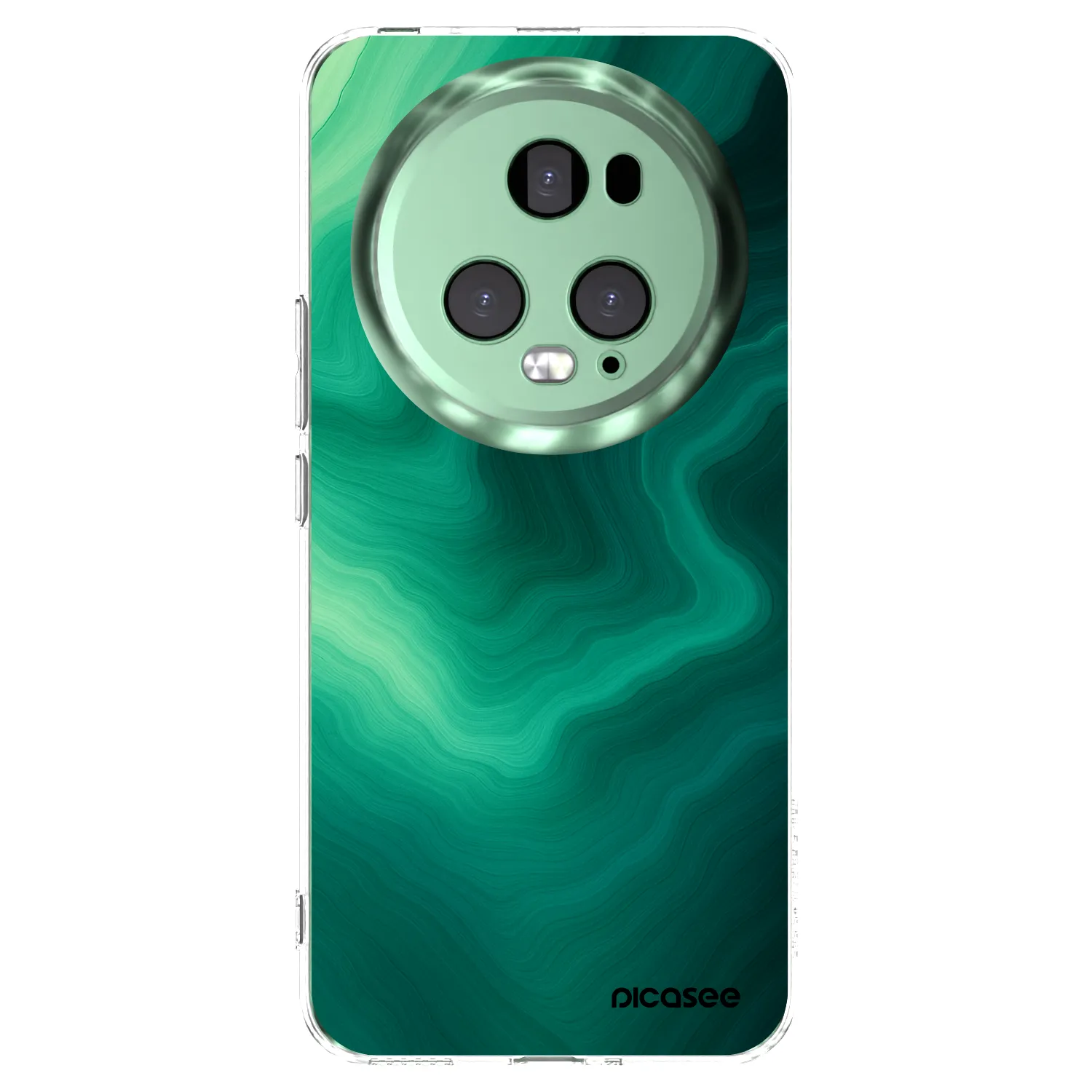 Picasee átlátszó szilikon tok az alábbi mobiltelefonokra Honor Magic5 Pro - Malachite