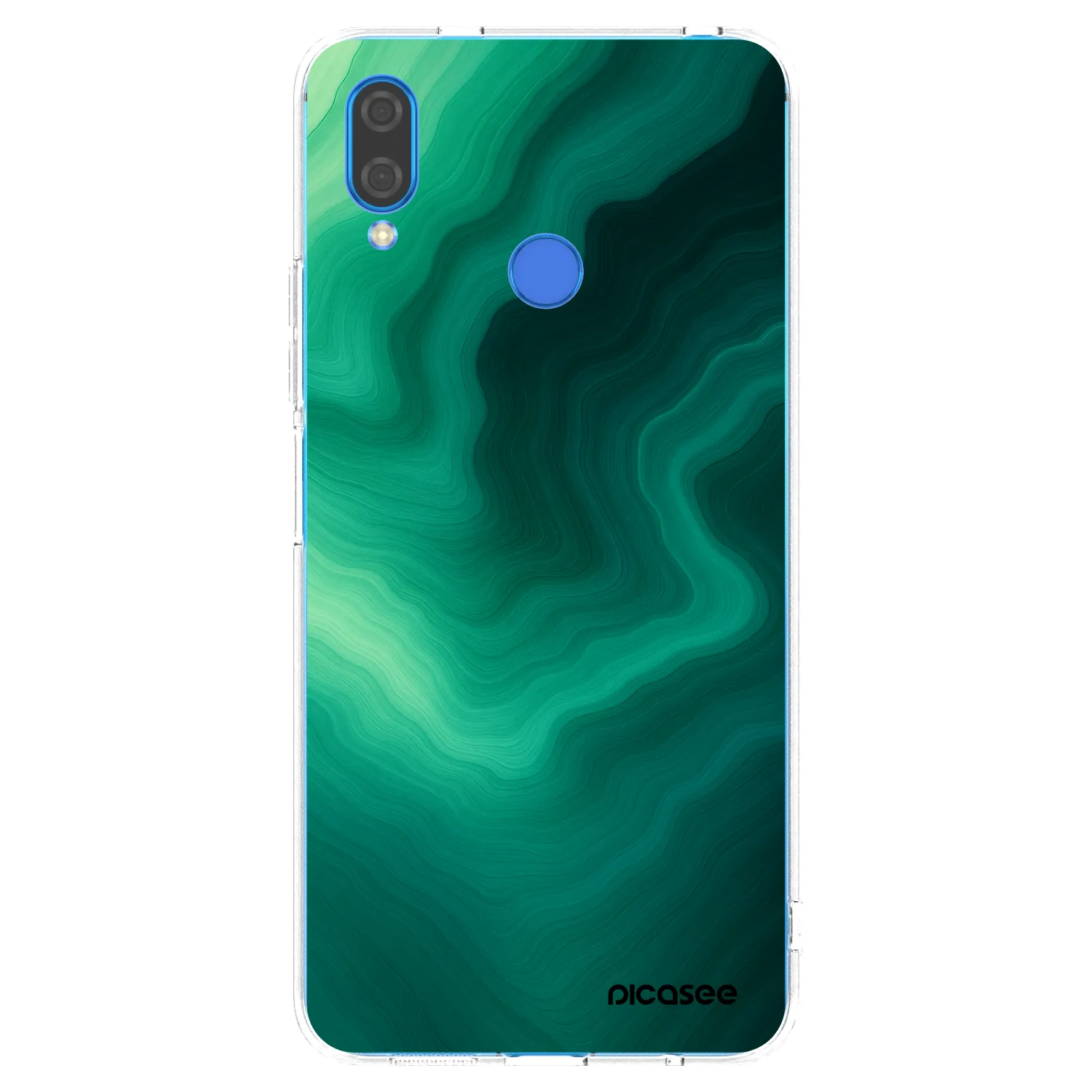 Picasee átlátszó szilikon tok az alábbi mobiltelefonokra Huawei Nova 3i - Malachite