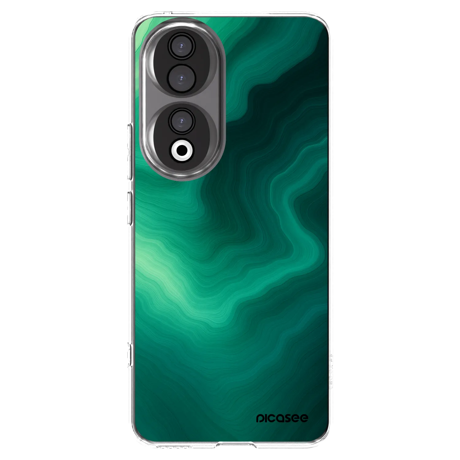 Picasee átlátszó szilikon tok az alábbi mobiltelefonokra Honor 90 5G - Malachite