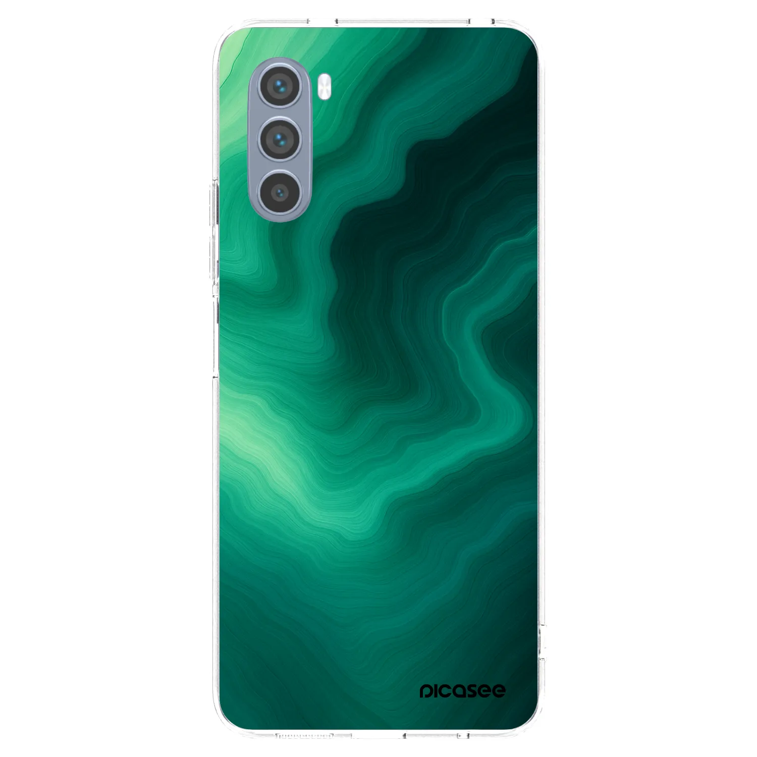 Picasee átlátszó szilikon tok az alábbi mobiltelefonokra Motorola Moto G62 - Malachite