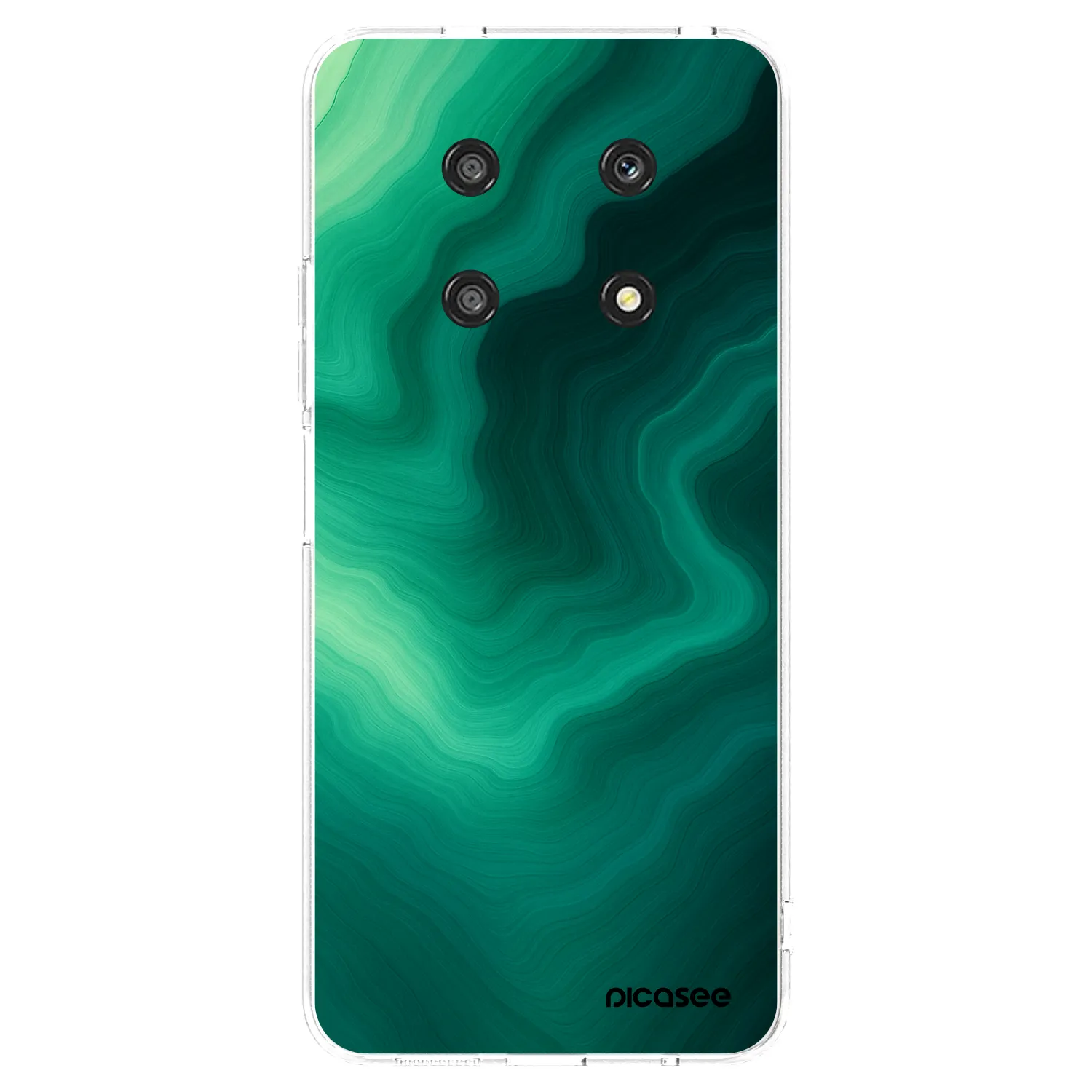 Picasee átlátszó szilikon tok az alábbi mobiltelefonokra Honor Magic4 Lite 5G - Malachite