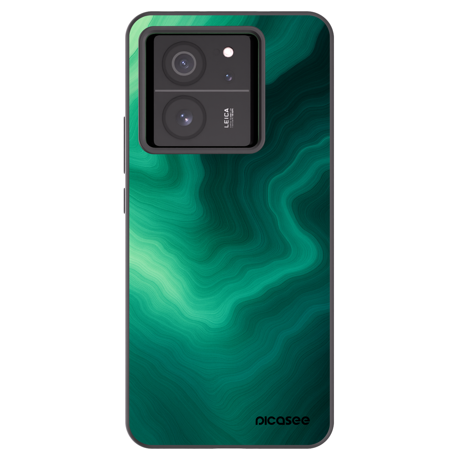 Picasee fekete szilikon tok az alábbi mobiltelefonokra Xiaomi 13T - Malachite