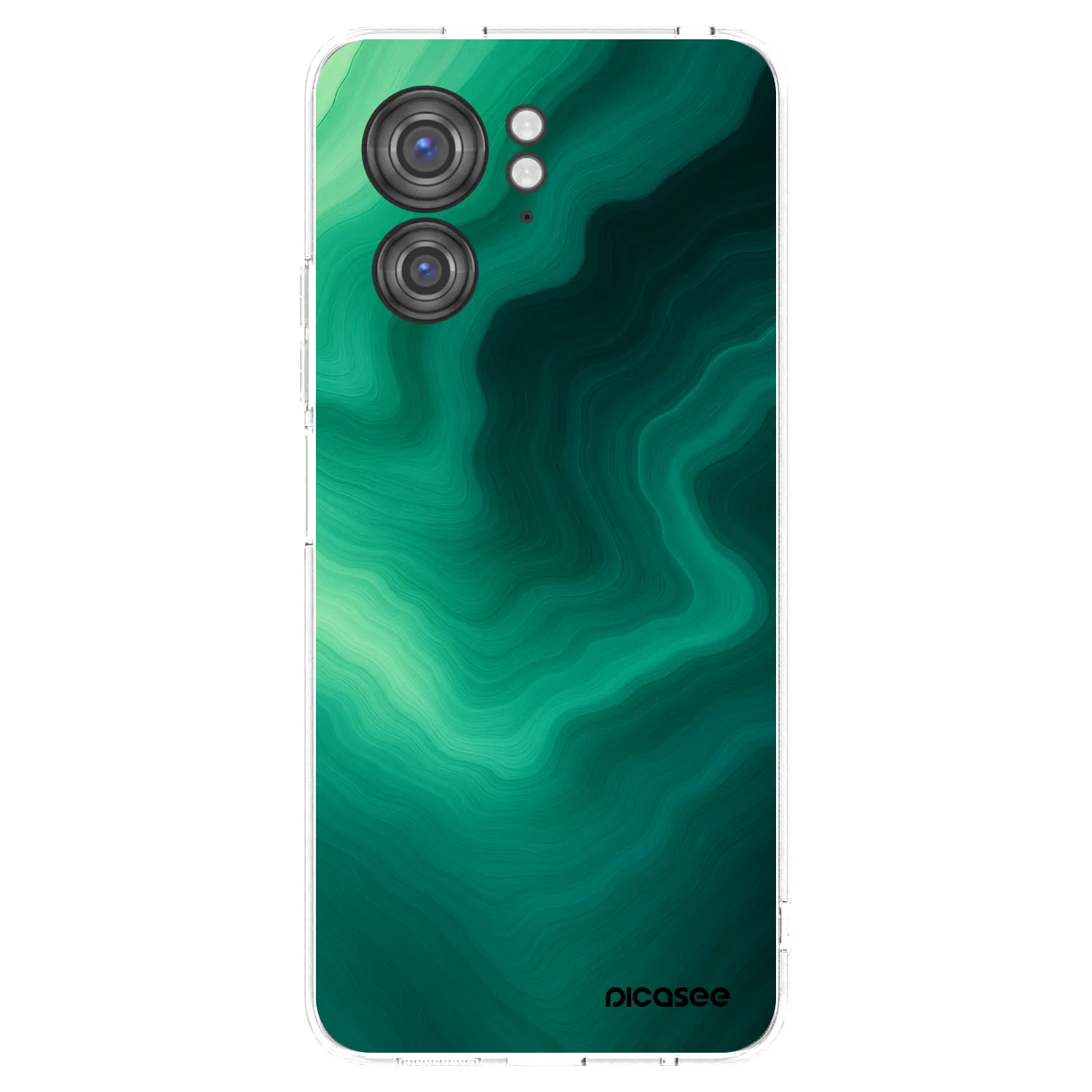Picasee átlátszó szilikon tok az alábbi mobiltelefonokra Motorola Edge 40 - Malachite