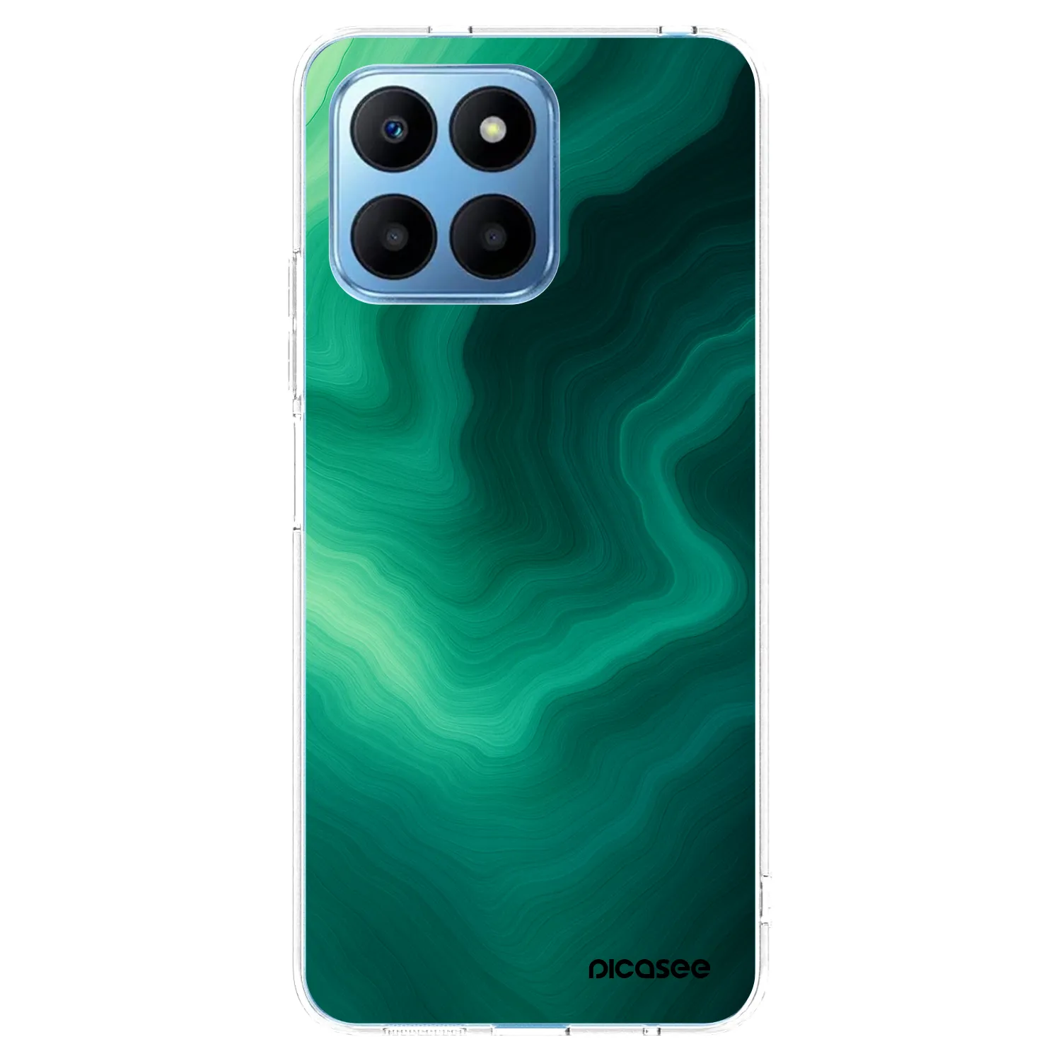 Picasee átlátszó szilikon tok az alábbi mobiltelefonokra Honor 70 Lite - Malachite