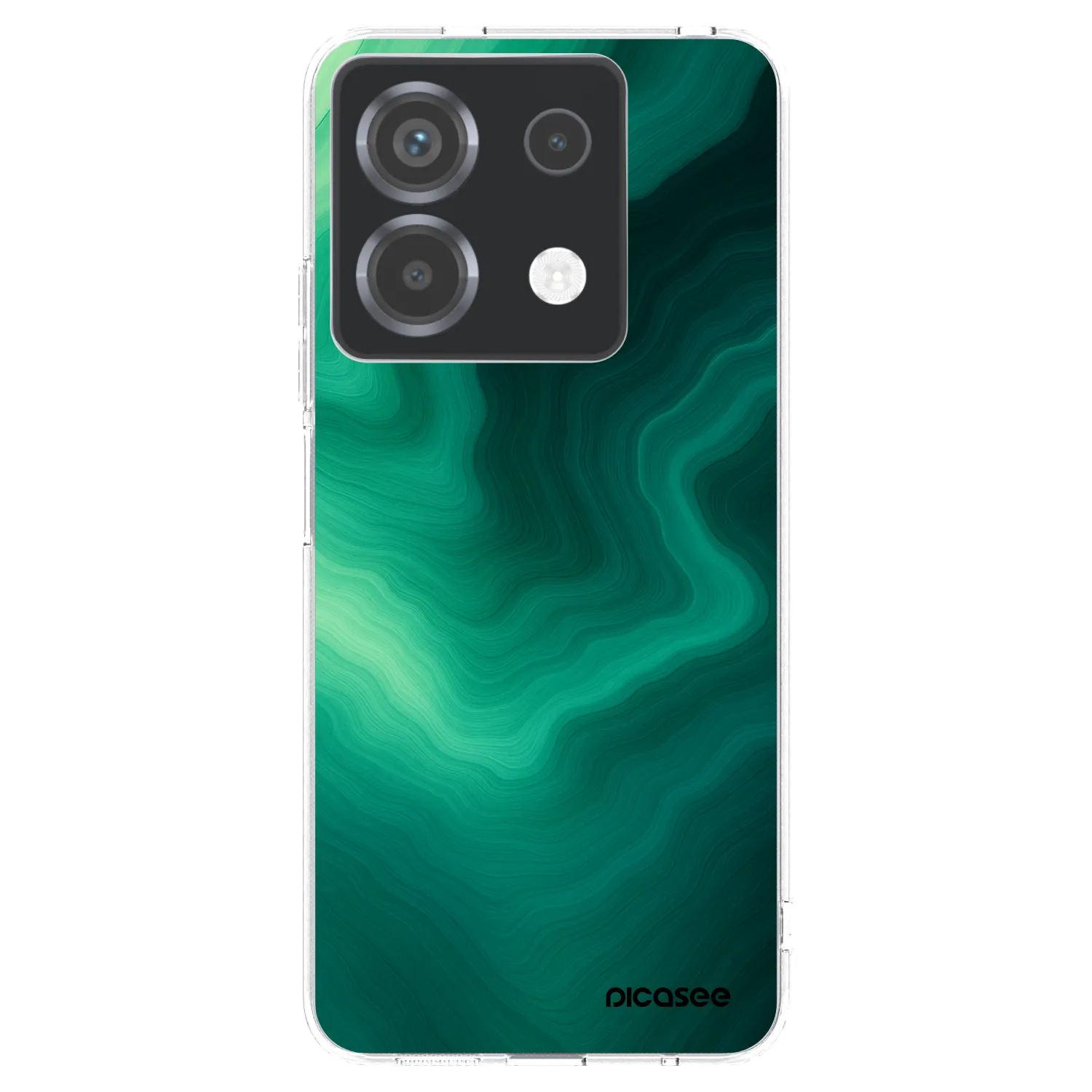 Picasee átlátszó szilikon tok az alábbi mobiltelefonokra Xiaomi Poco X6 - Malachite