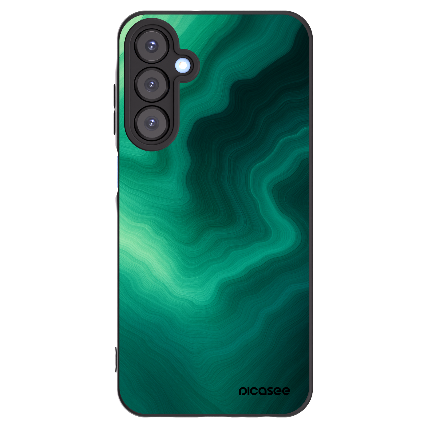 Picasee fekete szilikon tok az alábbi mobiltelefonokra Samsung Galaxy A25 A256B 5G - Malachite