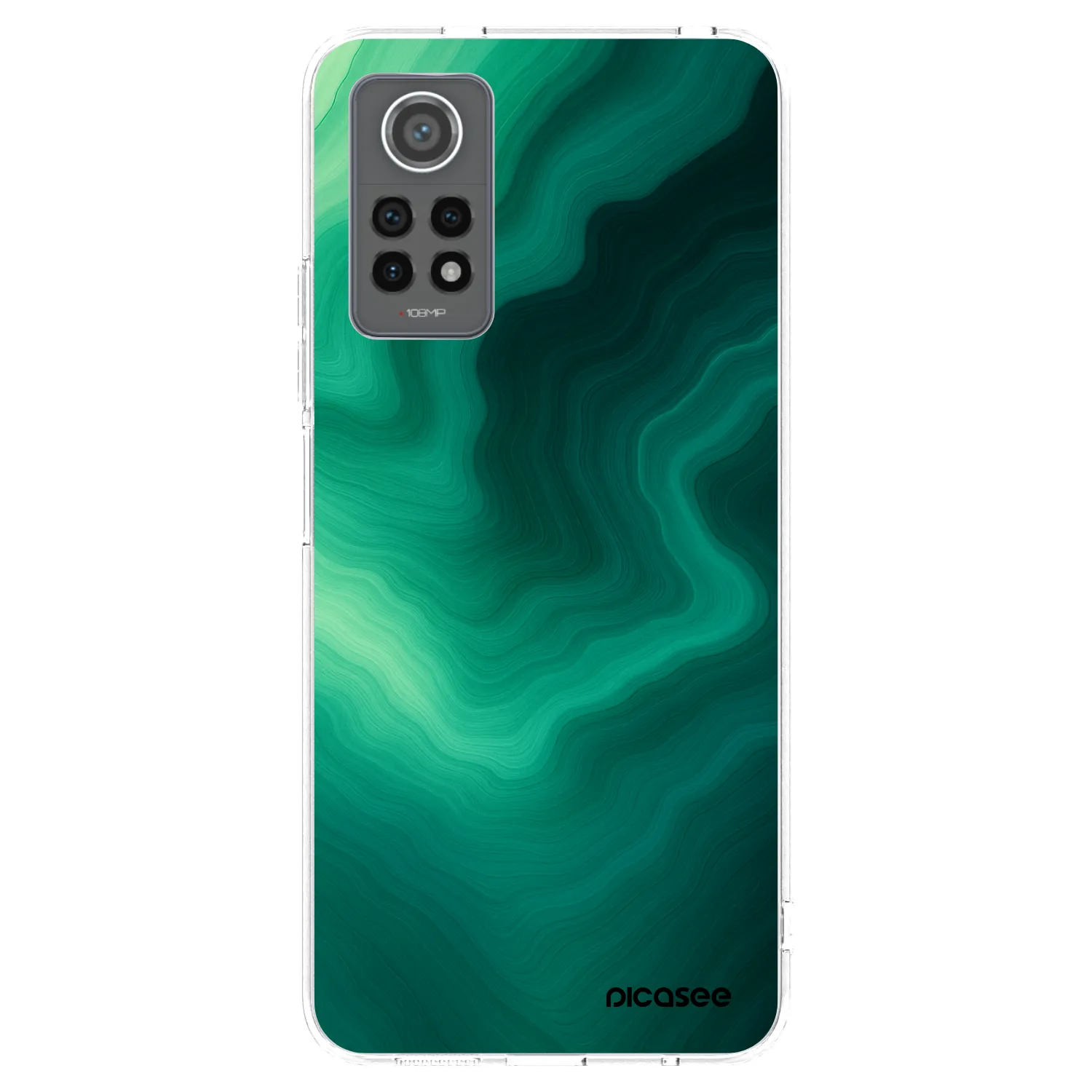 Picasee átlátszó szilikon tok az alábbi mobiltelefonokra Xiaomi Redmi Note 12 Pro 4G - Malachite