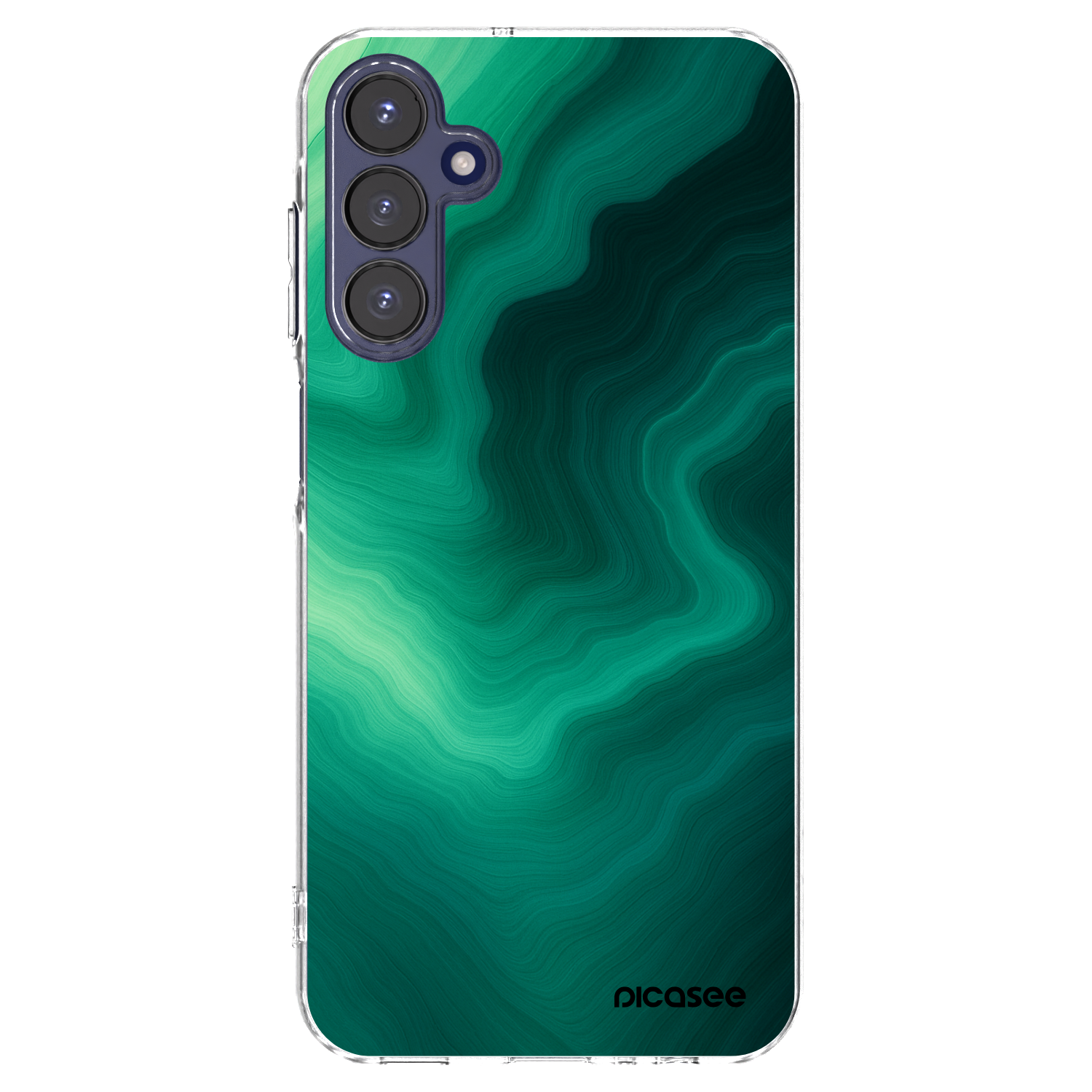 Picasee átlátszó szilikon tok az alábbi mobiltelefonokra Samsung Galaxy A15 A155F 4G - Malachite