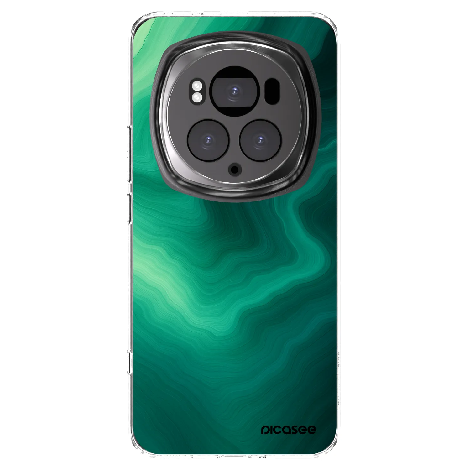 Picasee átlátszó szilikon tok az alábbi mobiltelefonokra Honor Magic6 Pro - Malachite