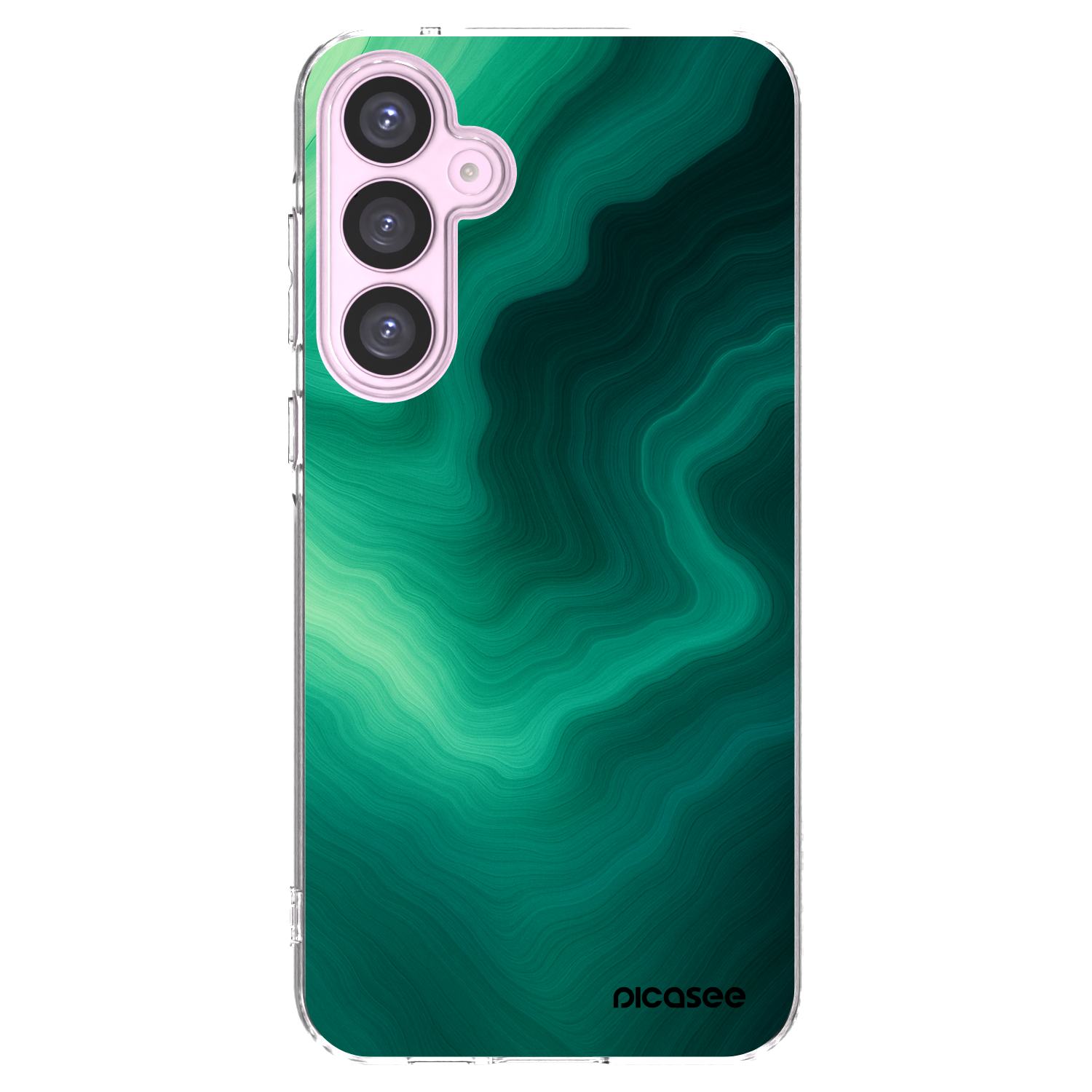 Picasee átlátszó szilikon tok az alábbi mobiltelefonokra Samsung Galaxy A55 5G A556B - Malachite