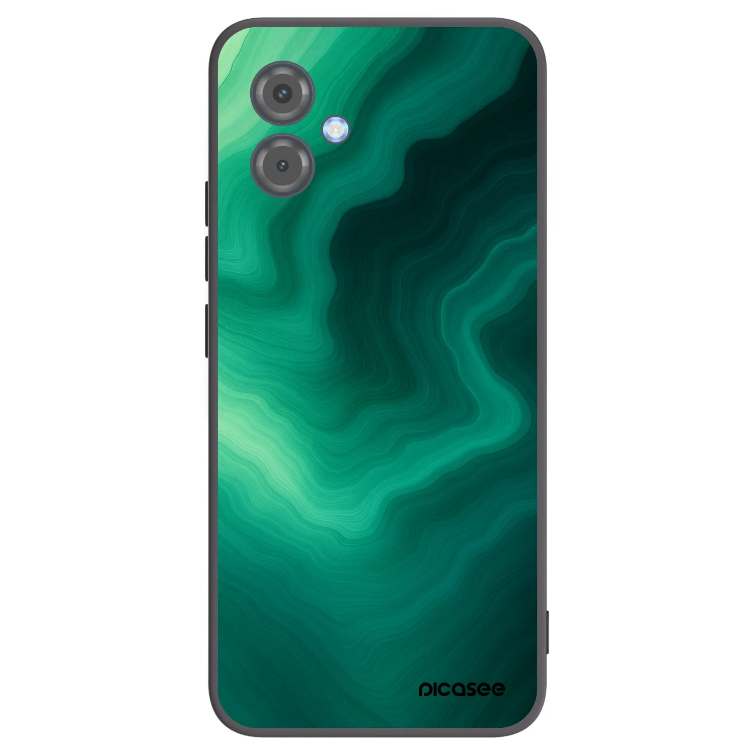 Picasee fekete szilikon tok az alábbi mobiltelefonokra Motorola Moto G14 - Malachite