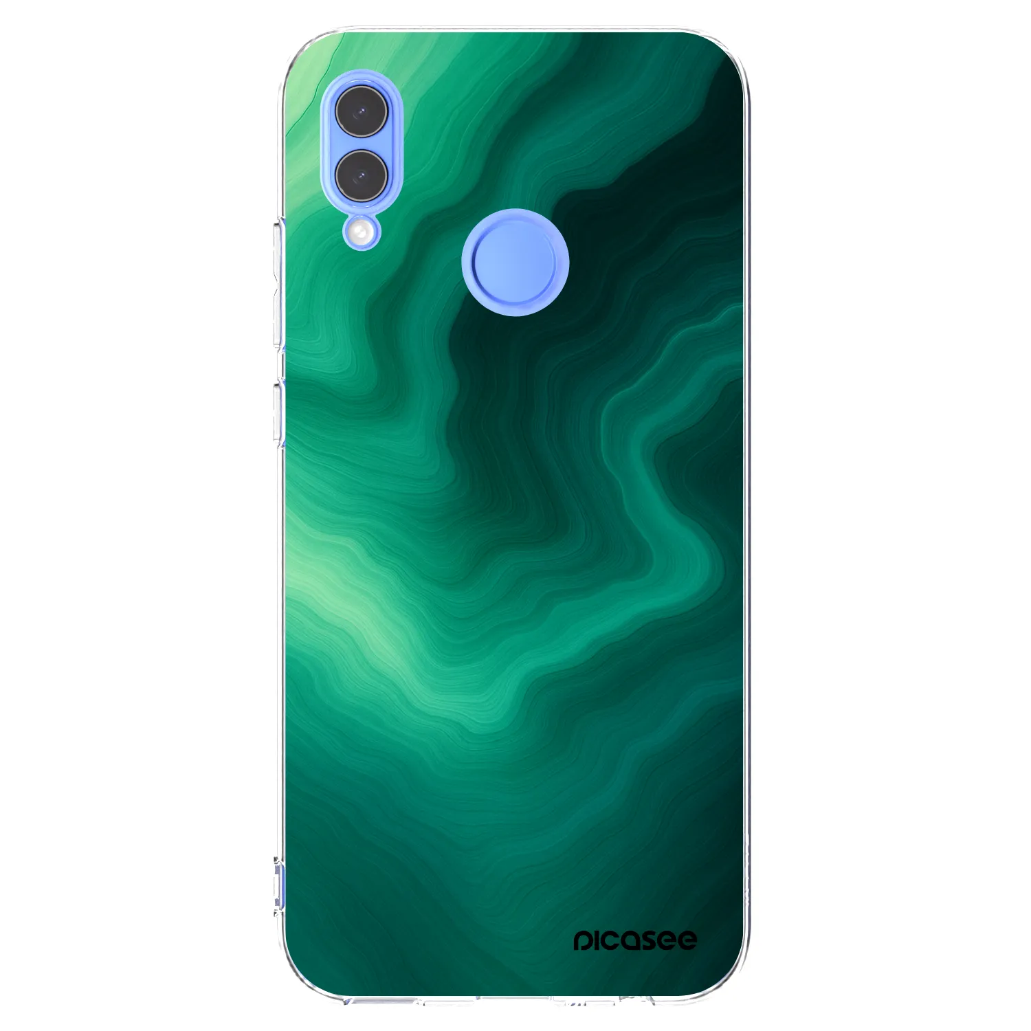 Picasee átlátszó szilikon tok az alábbi mobiltelefonokra Honor 10 Lite - Malachite