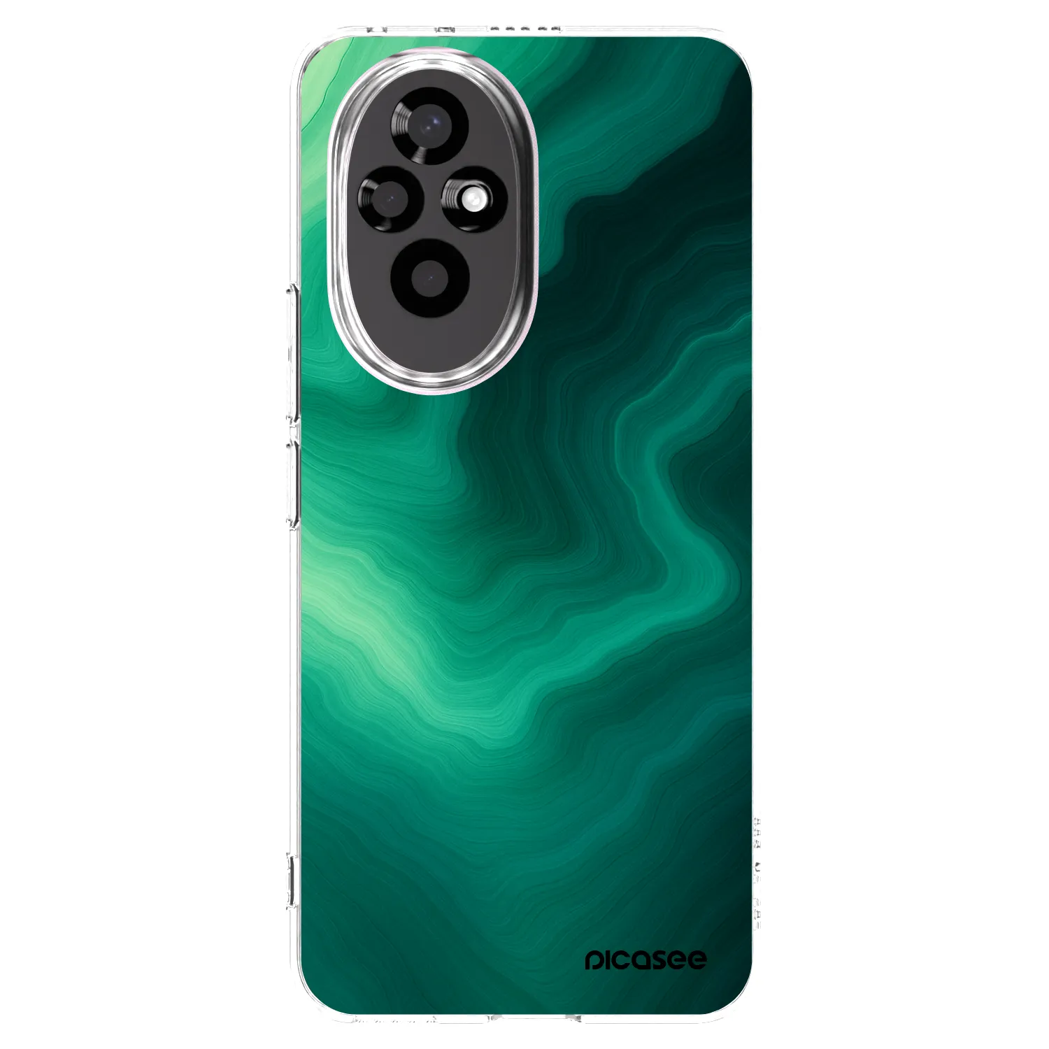 Picasee átlátszó szilikon tok az alábbi mobiltelefonokra Honor 200 Pro 5G - Malachite