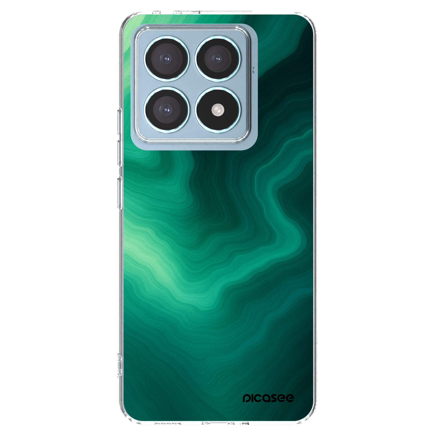 Picasee átlátszó szilikon tok az alábbi mobiltelefonokra Xiaomi 14T Pro - Malachite