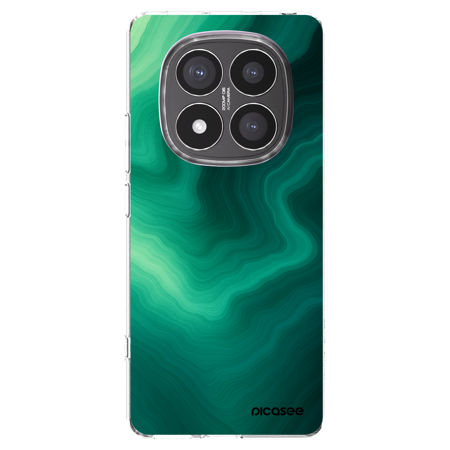 Picasee átlátszó szilikon tok az alábbi mobiltelefonokra Xiaomi Redmi Note 14 Pro+ 5G - Malachite
