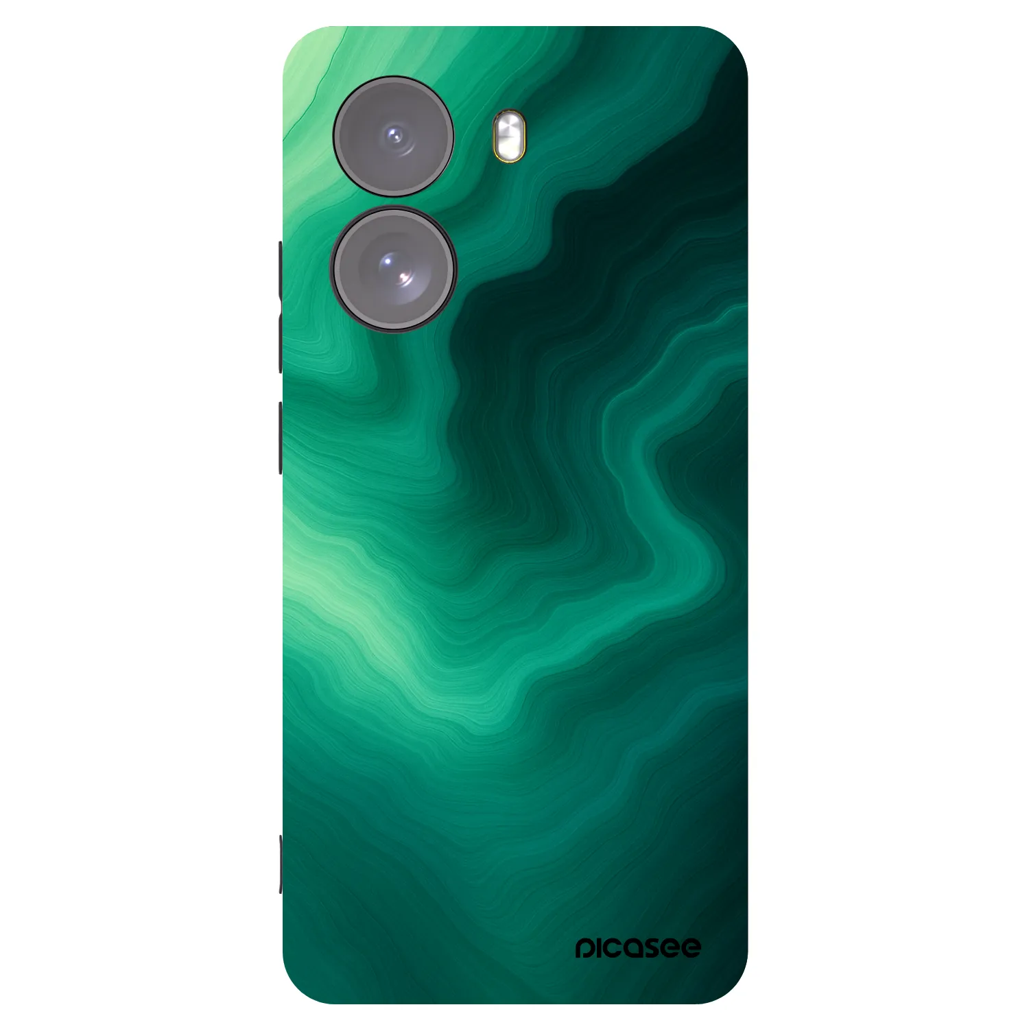 Picasee fekete szilikon tok az alábbi mobiltelefonokra Xiaomi Poco X7 - Malachite